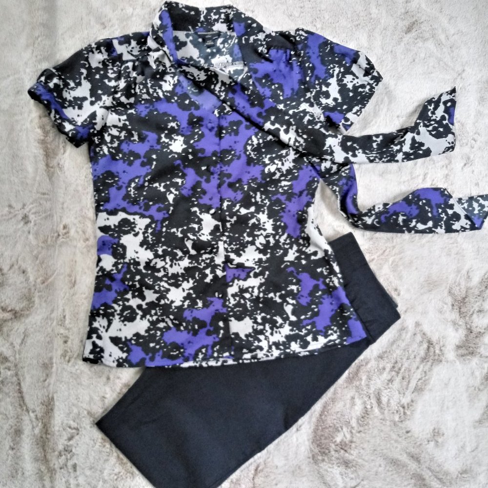 Banana Republic Button Down Blouse Petite XS